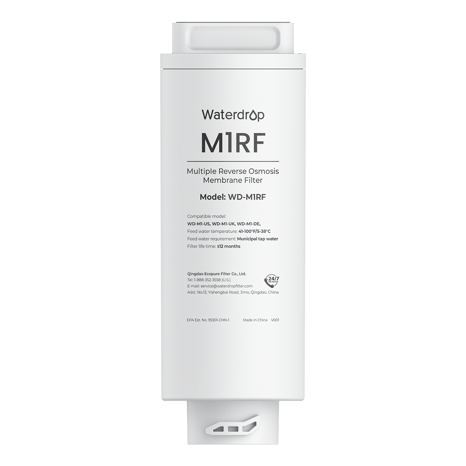 M1RF Replacement Filter For WD-M1 TrueBoil RO Dispenser